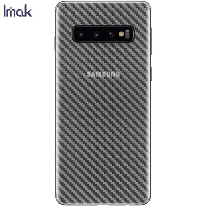 Bakre Beskyttelsesfilm Samsung Galaxy S10 Karbon Stil Imak