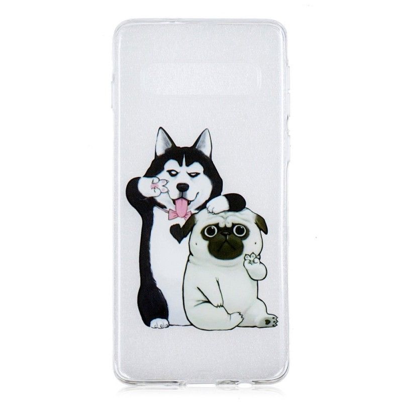 Deksel for Samsung Galaxy S10 Morsomme Hunder