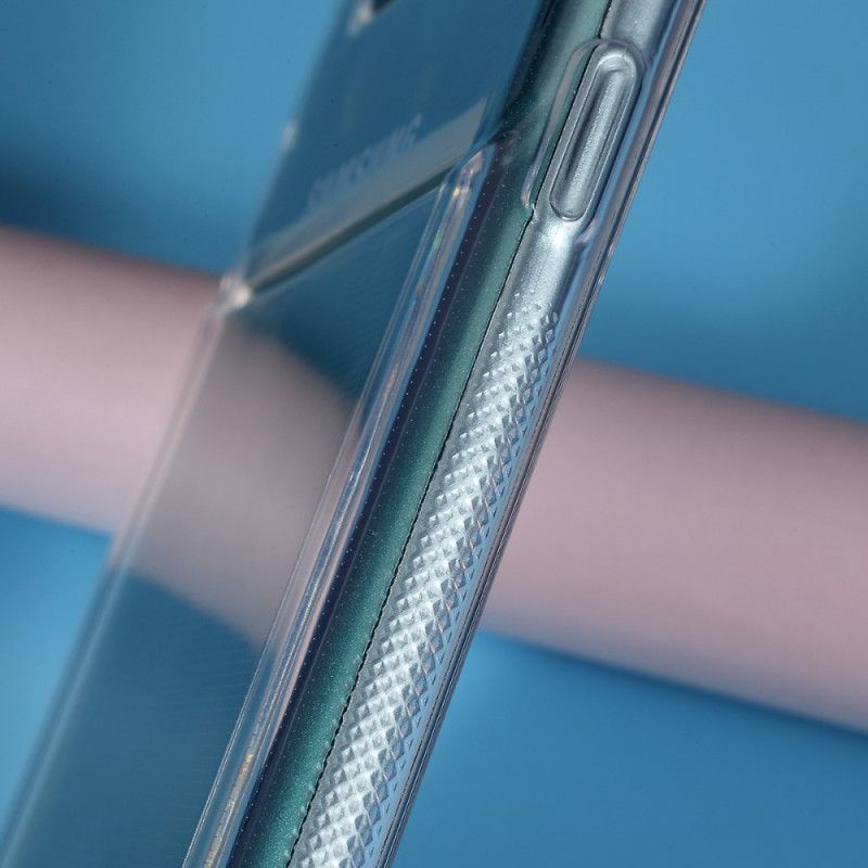 Deksel Samsung Galaxy S10 Gjennomsiktig Kortholder Anti-fall