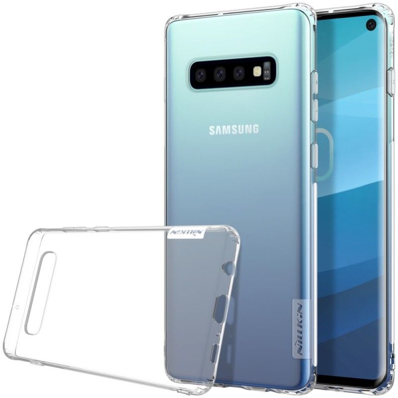 Deksel Samsung Galaxy S10 Hvit Gjennomsiktig Nillkin