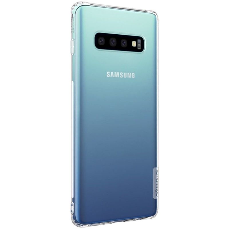 Deksel Samsung Galaxy S10 Hvit Gjennomsiktig Nillkin