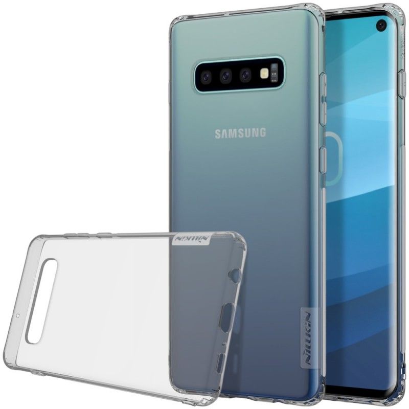 Deksel Samsung Galaxy S10 Hvit Gjennomsiktig Nillkin