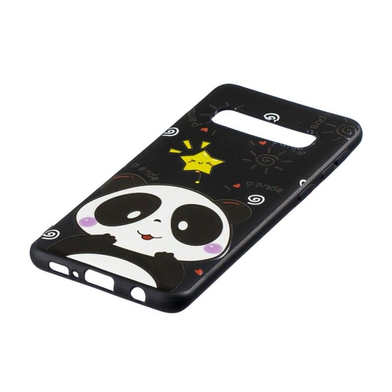 Deksel Samsung Galaxy S10 Panda-Stjerne