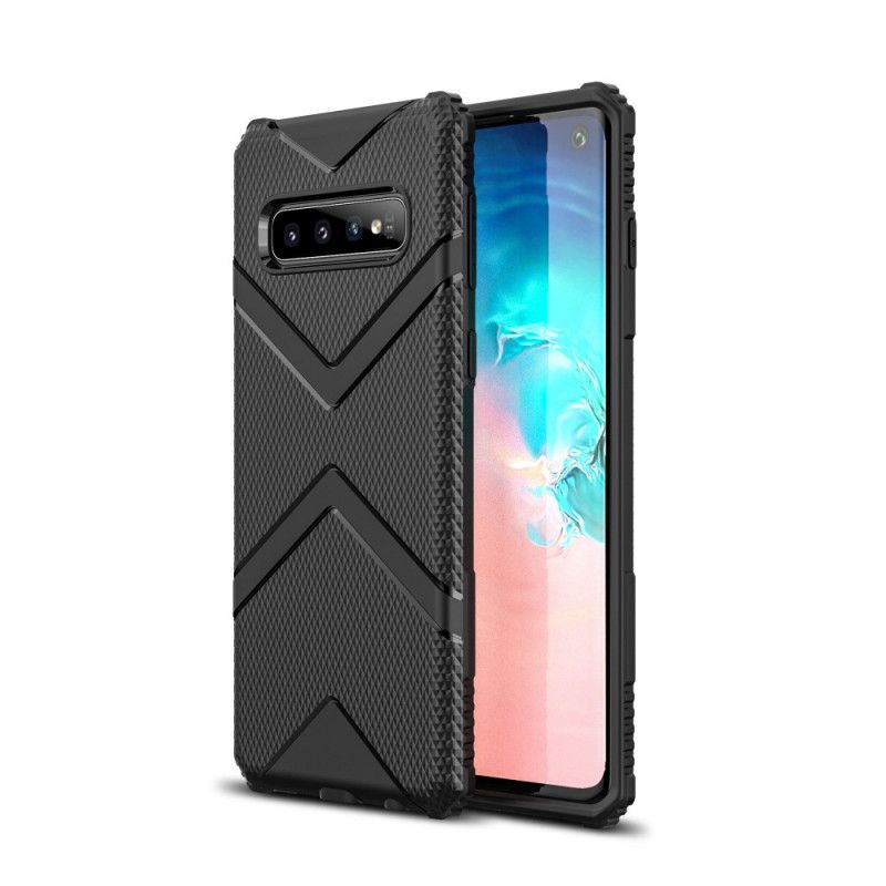 Deksel Samsung Galaxy S10 Svart Skjold Anti-fall