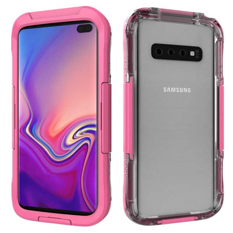 Deksel Samsung Galaxy S10 Svart Vanntett 10M Anti-fall