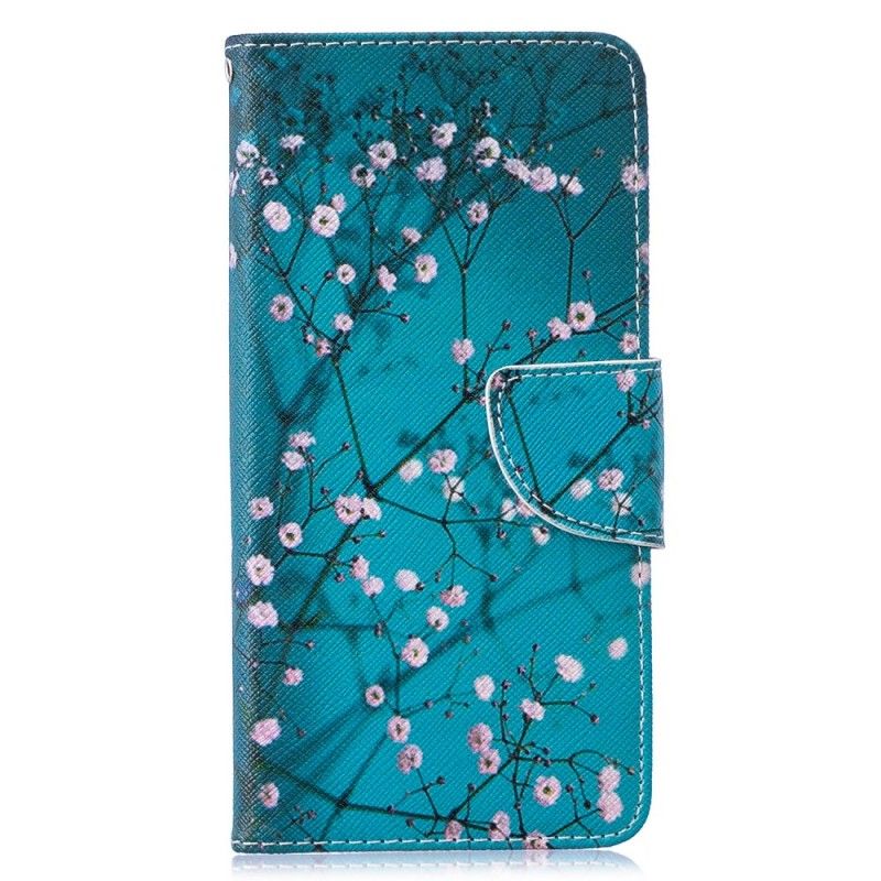 Folio Deksel Samsung Galaxy S10 Blomstrende Tre