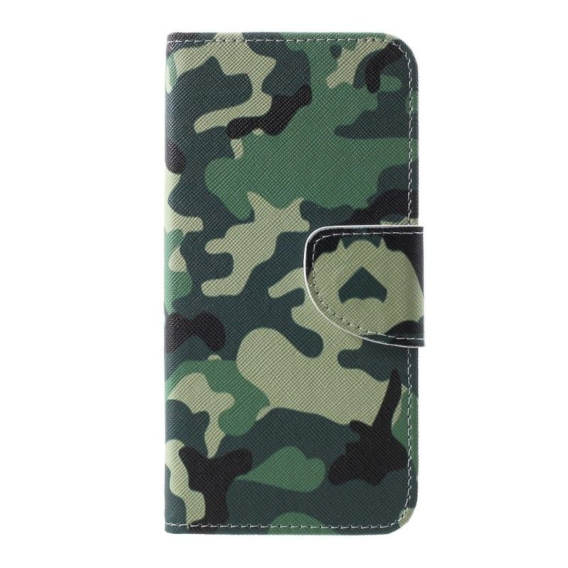 Folio Deksel Samsung Galaxy S10 Militær Kamuflasje