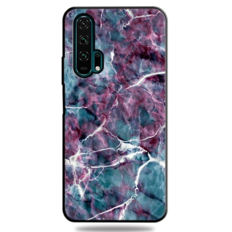 Deksel Honor 20 Pro Mobildeksel Lilla Marmor