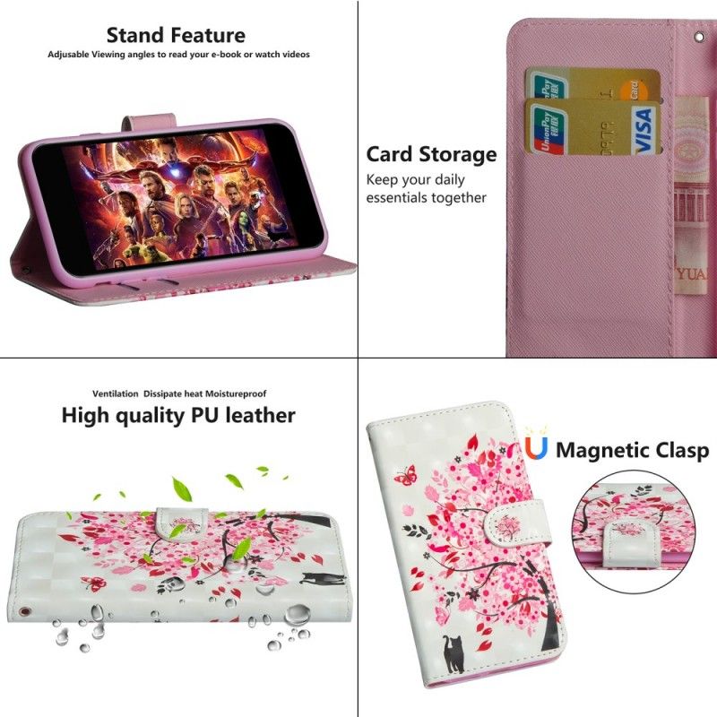 Folio Deksel for Honor 20 Pro Rosa Tre