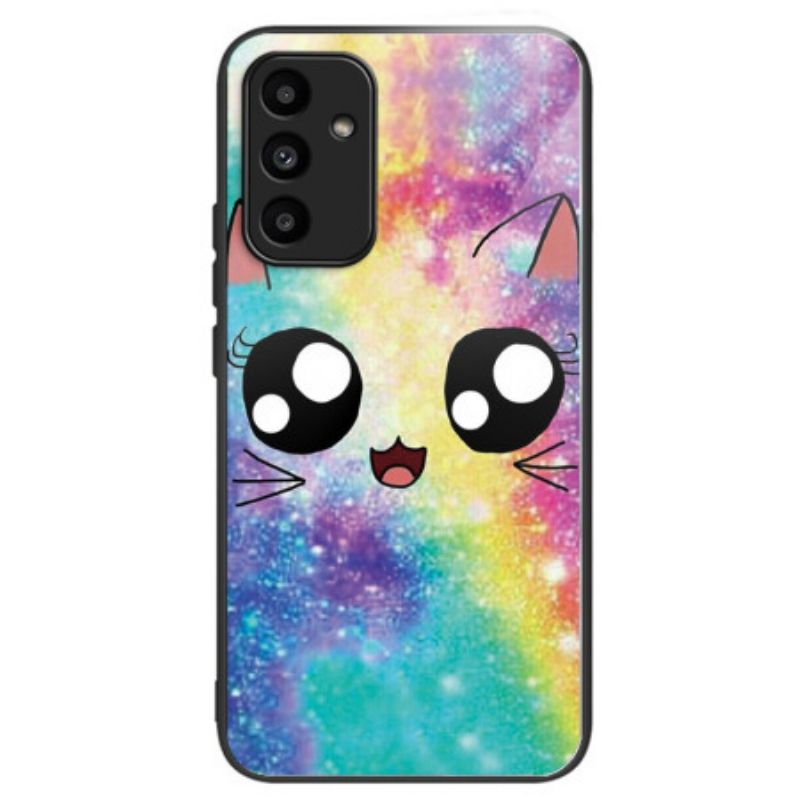 Deksel Samsung Galaxy A15 5g Galaxy Cat Herdet Glass