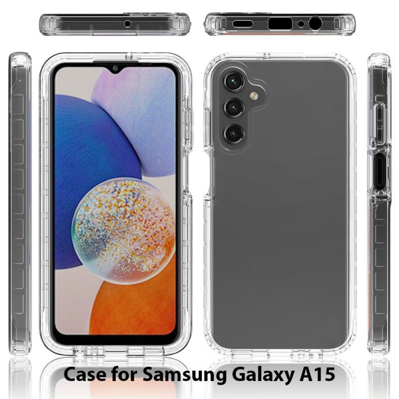 Deksel Samsung Galaxy A15 5g Mobildeksel Gjennomsiktig Gradient