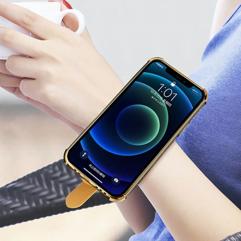 Deksel Samsung Galaxy A15 5g Mobildeksel Krokodillestil Med Armbånd-støtte