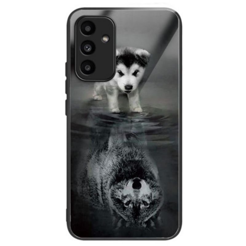 Deksel Samsung Galaxy A15 5g Puppy Dream Herdet Glass