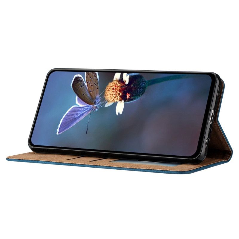 Folio Deksel Til Samsung Galaxy A15 5g Sommerfuglfrise Med Stropp