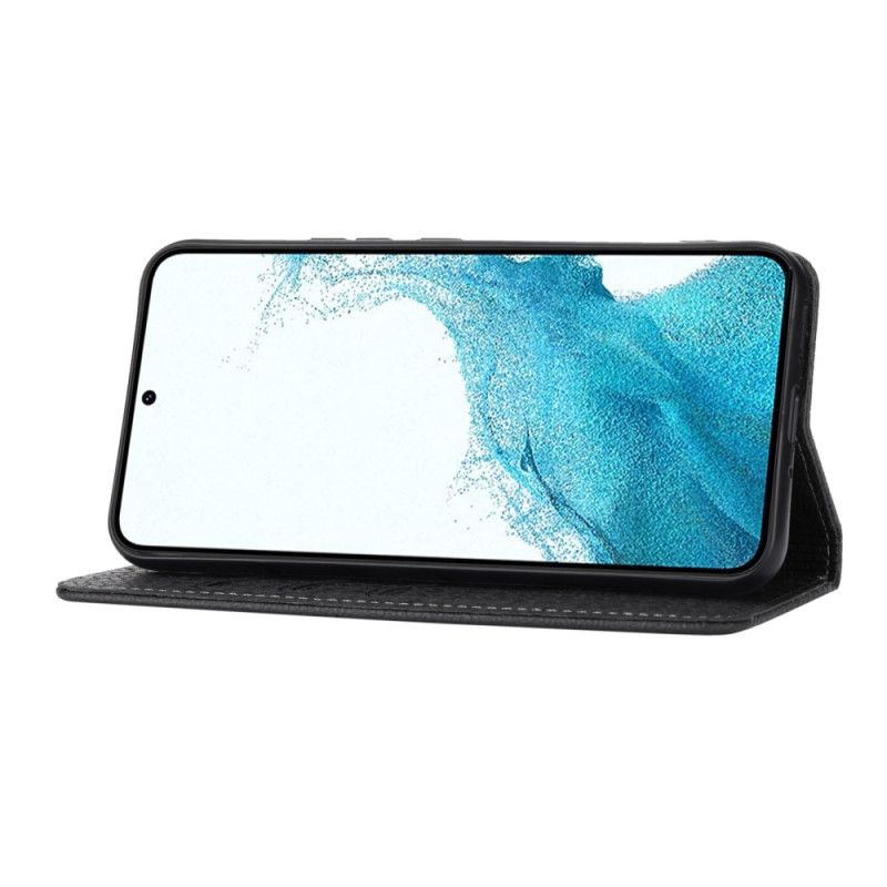 Lærdeksel Folio Deksel Samsung Galaxy A15 5g Strappy Woven Design