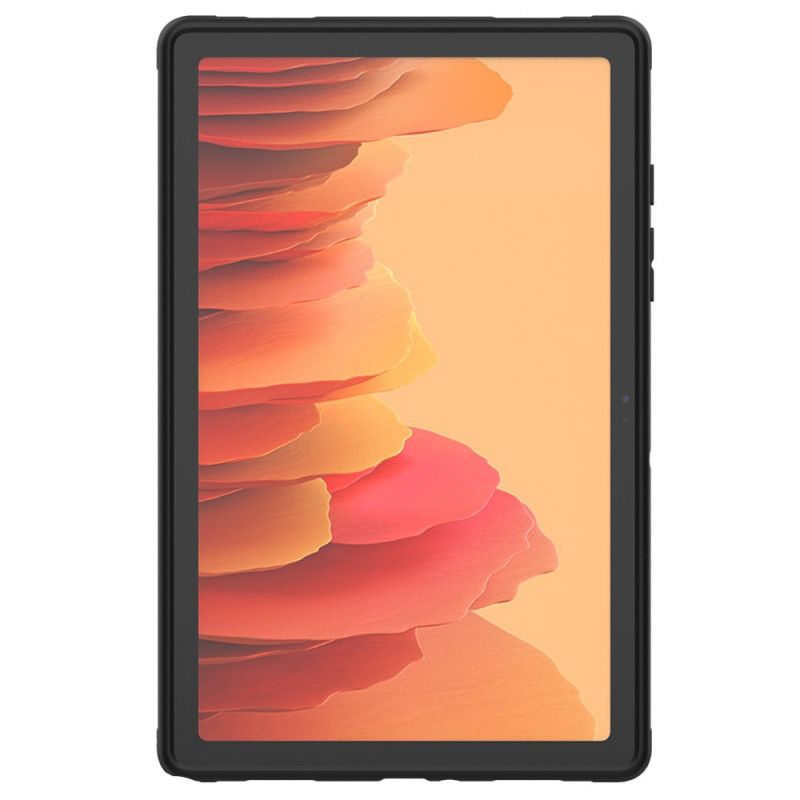 Deksel Samsung Galaxy Tab A7 Hvit Super Beskyttelse Med Støtte Stropp