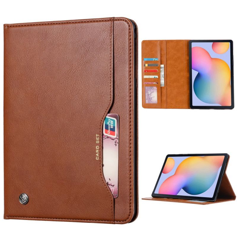 Etui Samsung Galaxy Tab A7 Svart Kortsett Beskyttelse