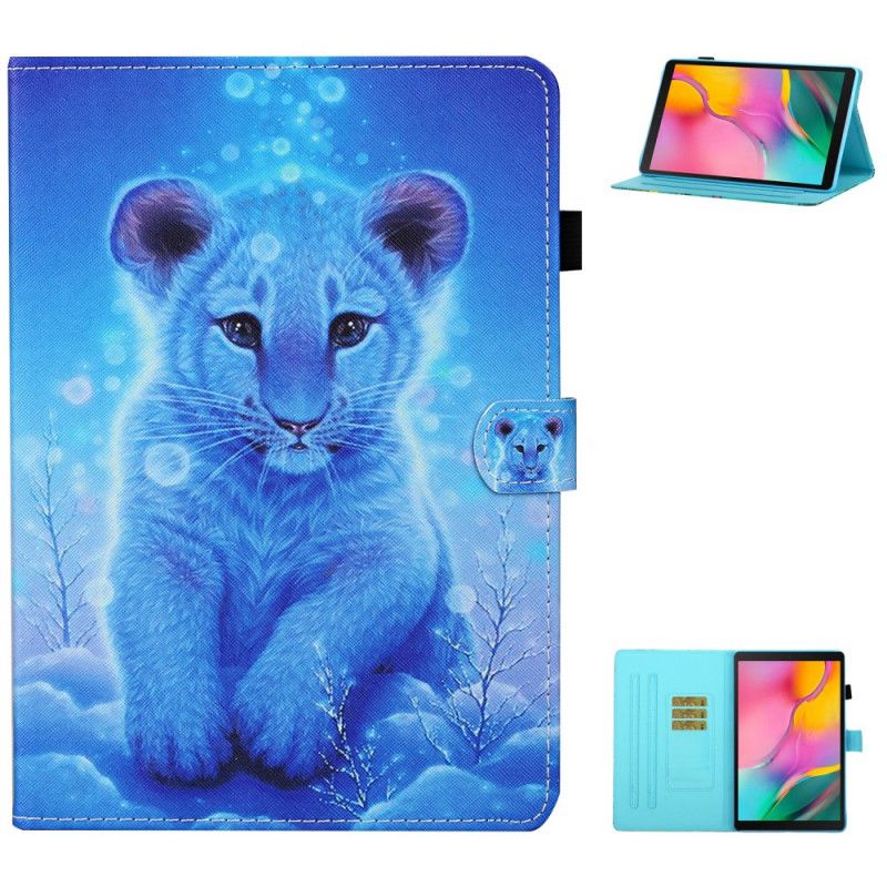 Folio Deksel for Samsung Galaxy Tab A7 Baby Tiger