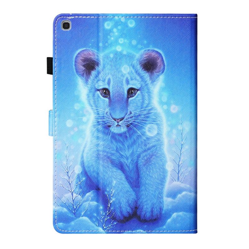 Folio Deksel for Samsung Galaxy Tab A7 Baby Tiger