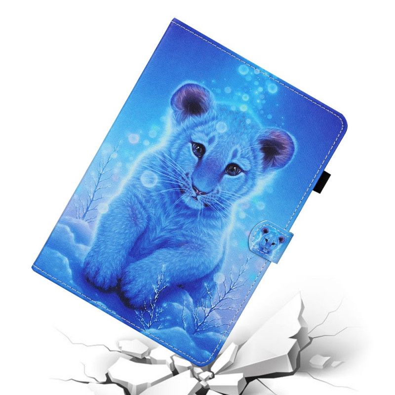 Folio Deksel for Samsung Galaxy Tab A7 Baby Tiger