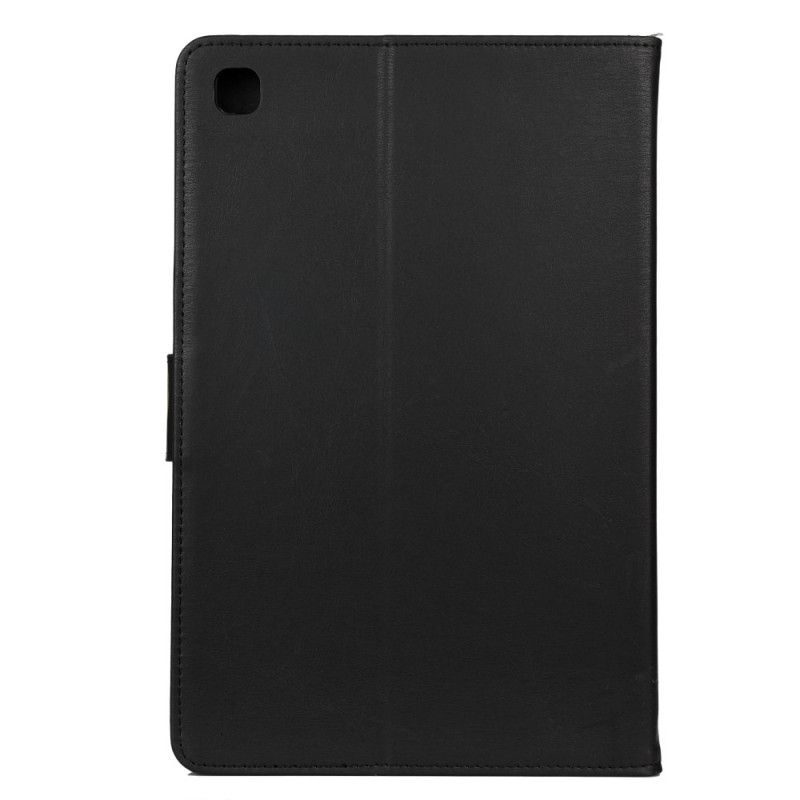 Folio Deksel for Samsung Galaxy Tab A7 Svart Blomster Sommerfugler