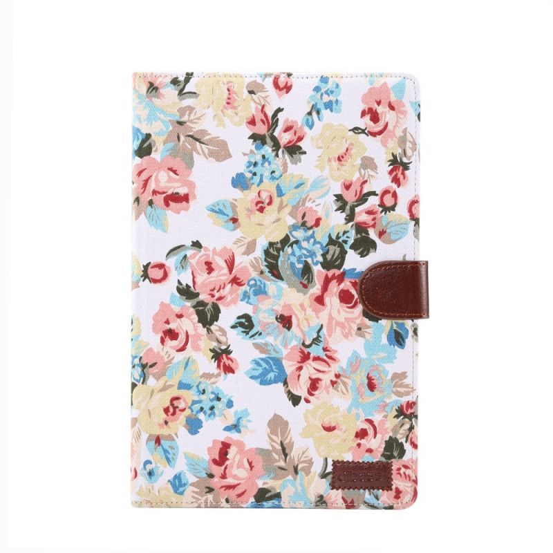 Folio Deksel for Samsung Galaxy Tab A7 Svart Frihetsblomster