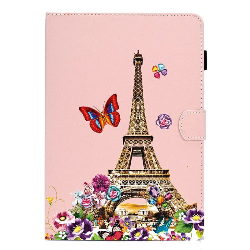 Folio Deksel Samsung Galaxy Tab A7 Eiffeltårnet Om Sommeren Beskyttelse
