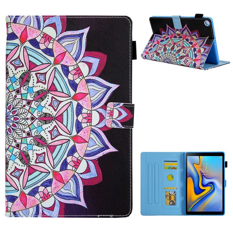 Folio Deksel Samsung Galaxy Tab A7 Grafisk Mandala