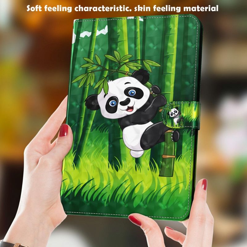 Folio Deksel Samsung Galaxy Tab A7 Lys Flekkpanda Anti-fall