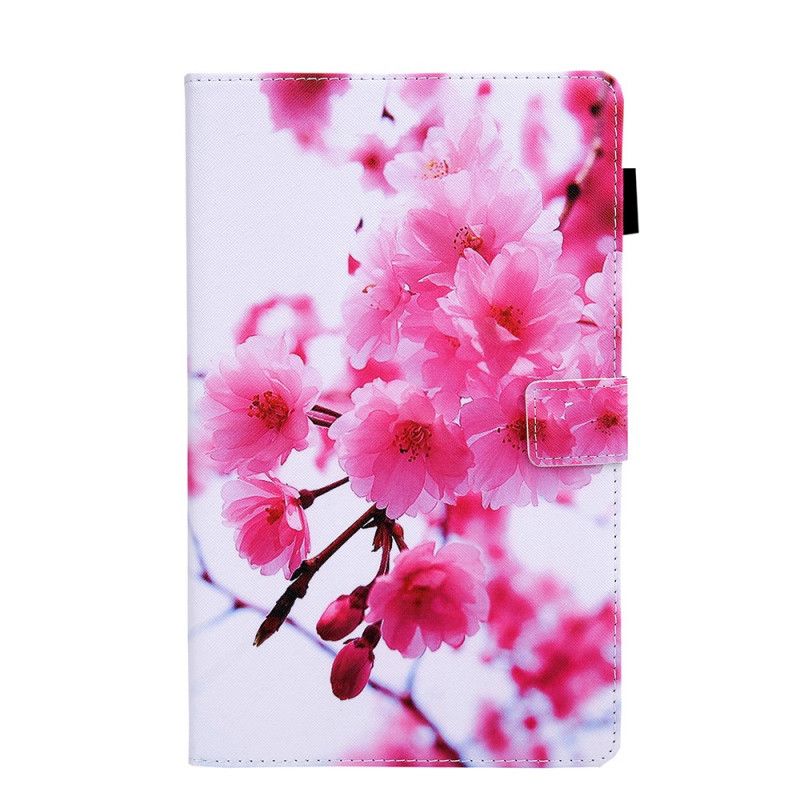 Folio Deksel Samsung Galaxy Tab A7 Magenta Drømmeblomster Beskyttelse