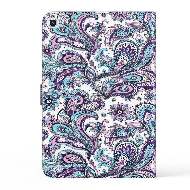 Folio Deksel Samsung Galaxy Tab A7 Paisley Mønster Beskyttelse