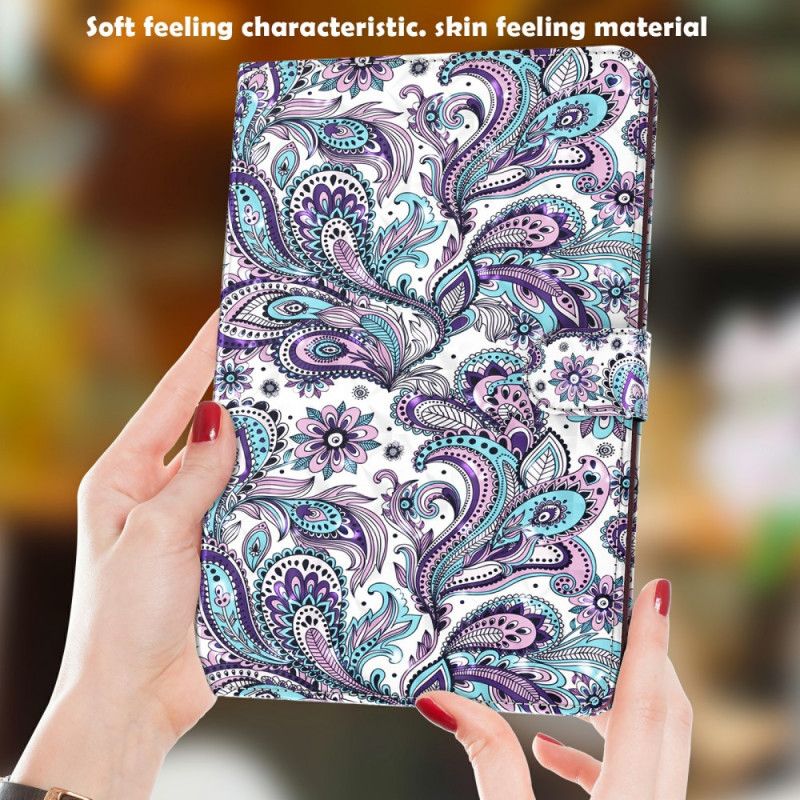 Folio Deksel Samsung Galaxy Tab A7 Paisley Mønster Beskyttelse