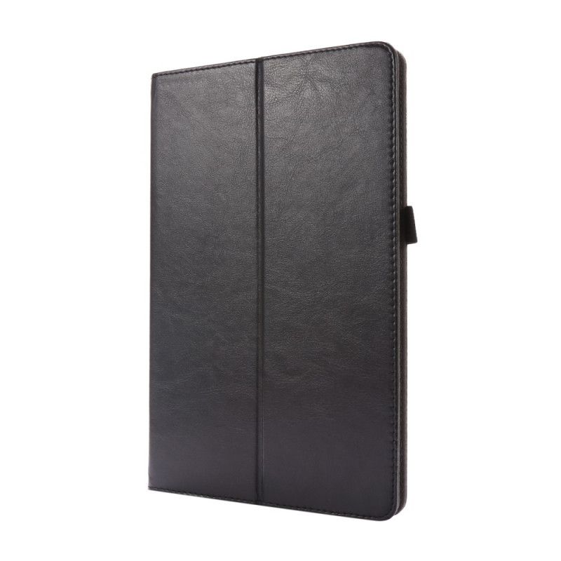 Folio Deksel Samsung Galaxy Tab A7 Svart 2 Fuskeskinnklaffer Beskyttelse