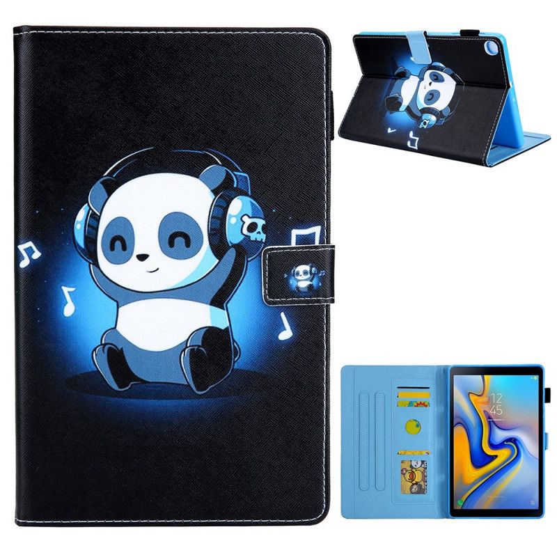 Lærdeksel Folio Deksel Samsung Galaxy Tab A7 Funky Panda