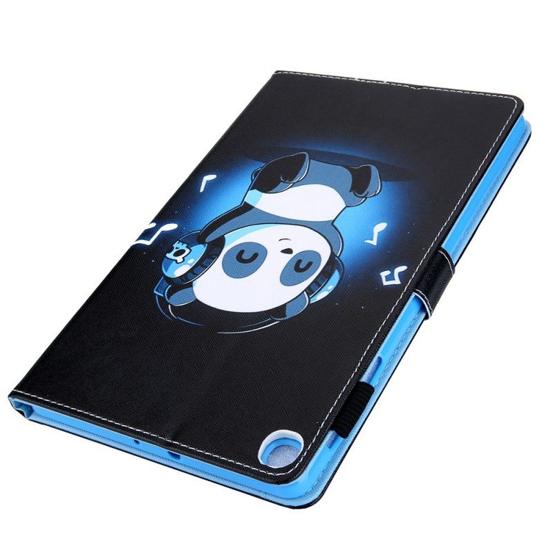 Lærdeksel Folio Deksel Samsung Galaxy Tab A7 Funky Panda