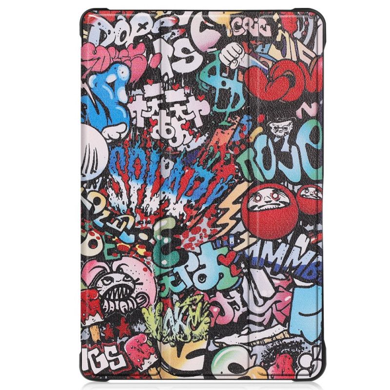 Smart Sak Samsung Galaxy Tab A7 Forsterket Graffiti