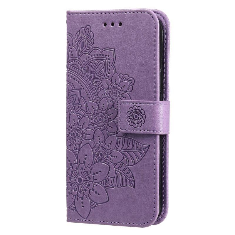 Folio Deksel Til Oppo Find X5 Med Kjede Strappy Mandala