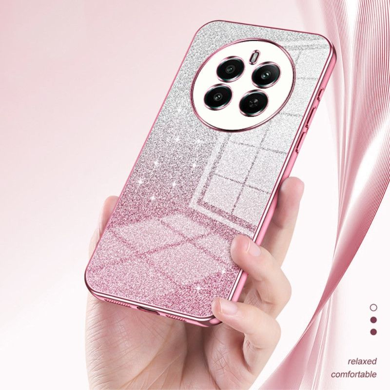 Deksel Realme 12 Plus 5g Gradient Glitter Beskyttelse Deksel