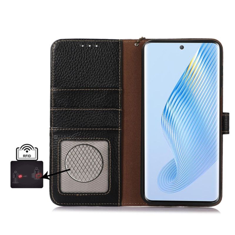 Folio Deksel Honor X9b / Magic 6 Lite Leather Elegance Rfid Beskyttelse Deksel