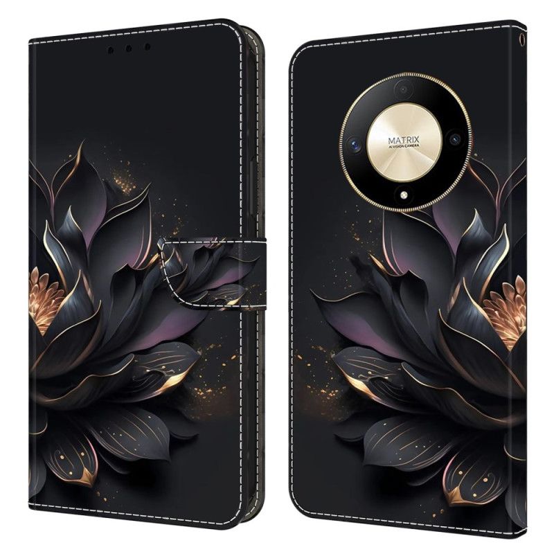 Folio Deksel Til Honor X9b / Magic 6 Lite Lilla Lotus