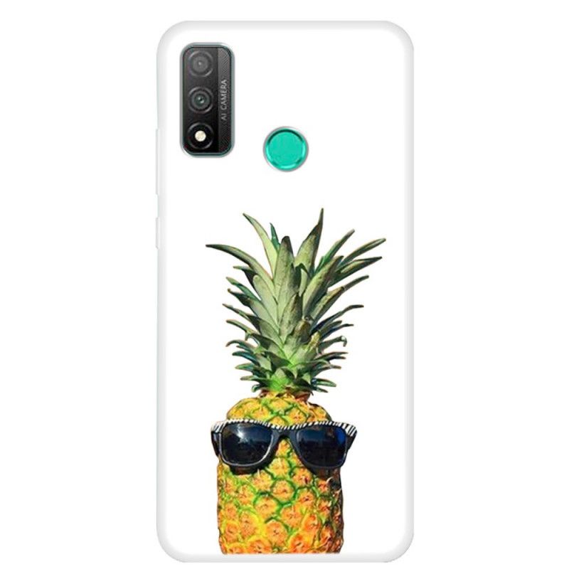 Deksel for Huawei P Smart 2020 Gjennomsiktig Ananas Med Briller