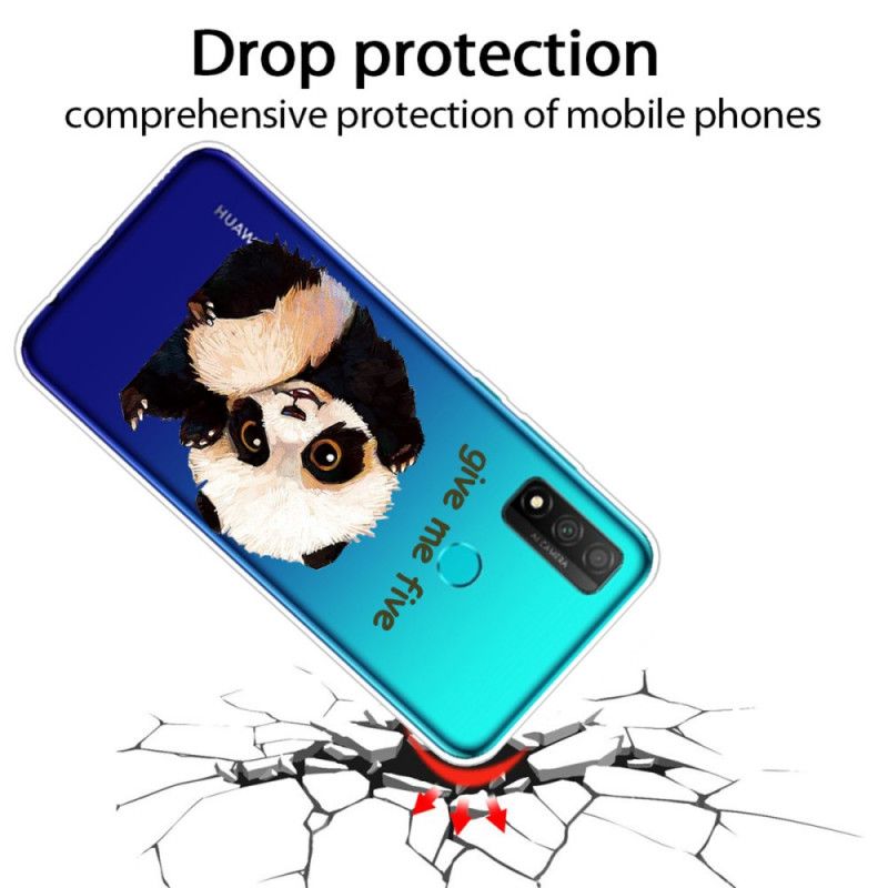 Deksel Huawei P Smart 2020 Gjennomsiktig Panda Gi Meg Fem