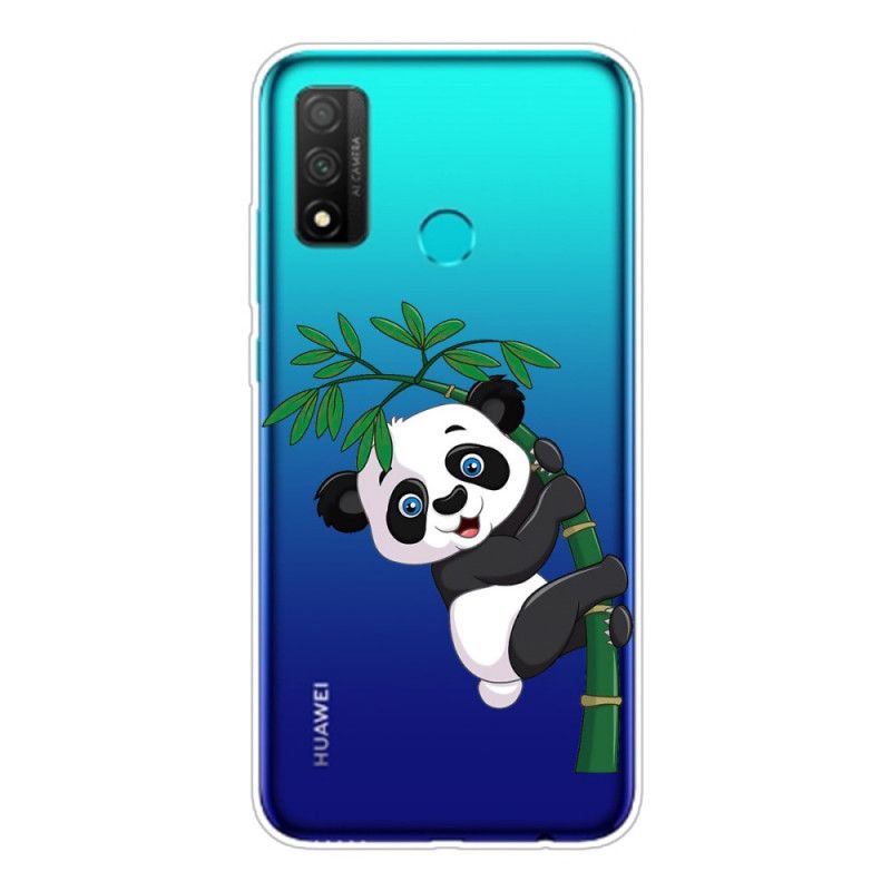 Deksel Huawei P Smart 2020 Gjennomsiktig Panda På Bambusen