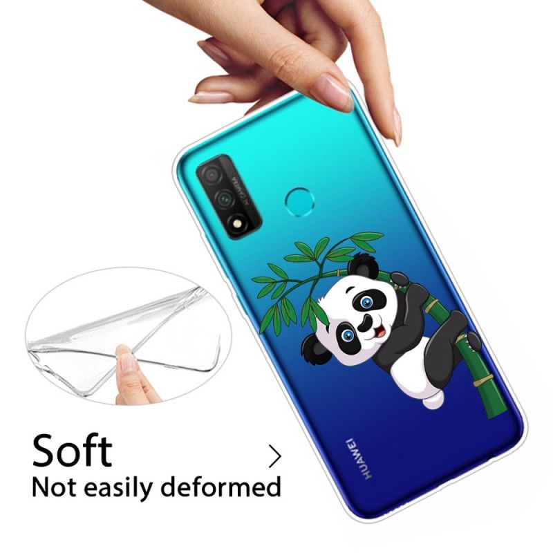 Deksel Huawei P Smart 2020 Gjennomsiktig Panda På Bambusen