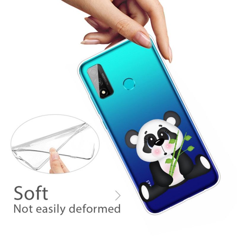 Deksel Huawei P Smart 2020 Gjennomsiktig Trist Panda