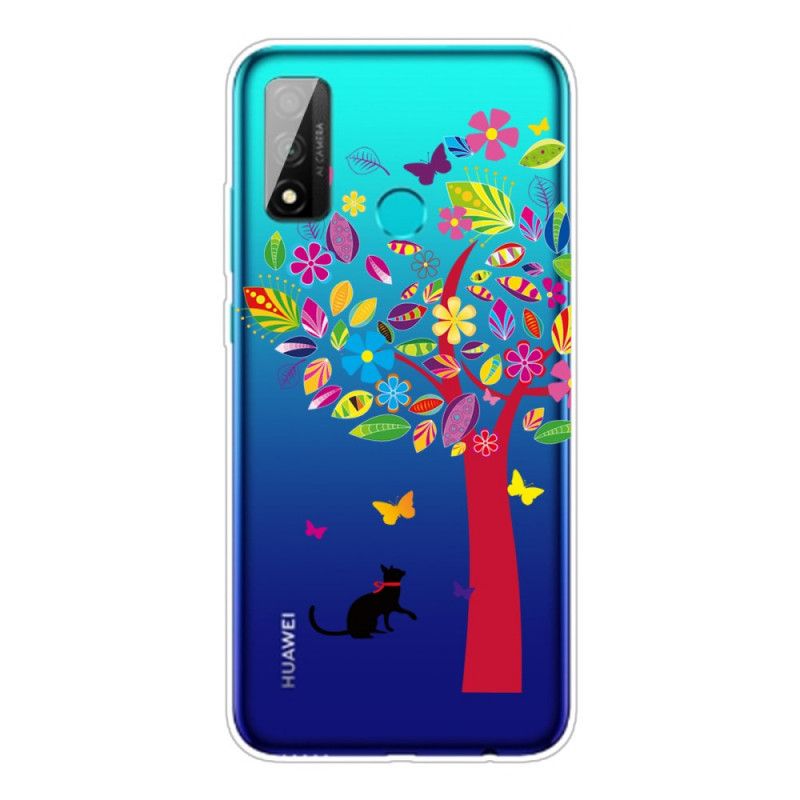 Deksel Huawei P Smart 2020 Katt Under Treet