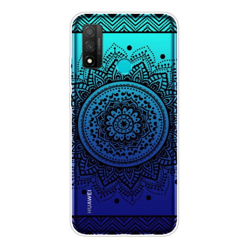 Deksel Huawei P Smart 2020 Mobildeksel Gjennomsiktige Blomstermandala