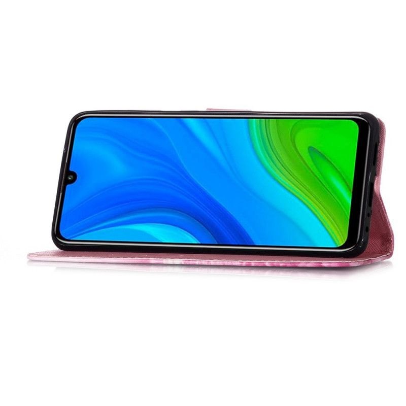 Folio Deksel for Huawei P Smart 2020 Akvarellvalmue