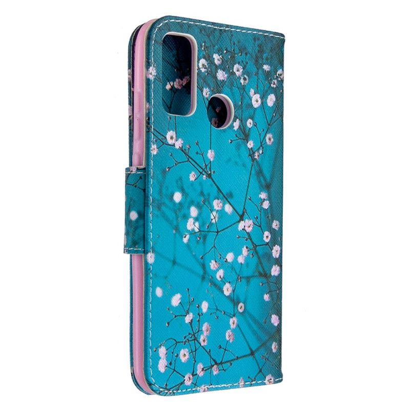 Folio Deksel for Huawei P Smart 2020 Blomstrende Tre