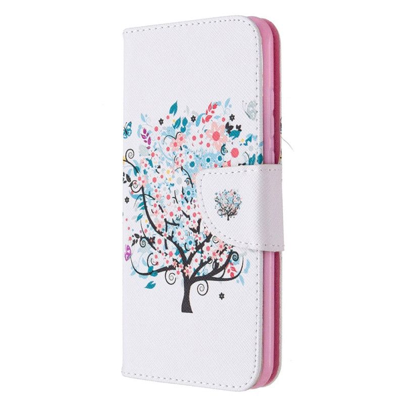 Folio Deksel for Huawei P Smart 2020 Blomstret Tre